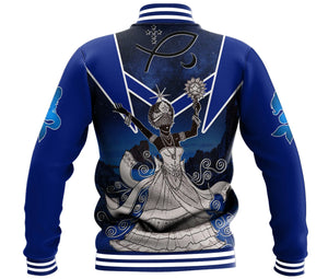 Bella Yemaya Orisha Baseball Jacket | Africazone.store