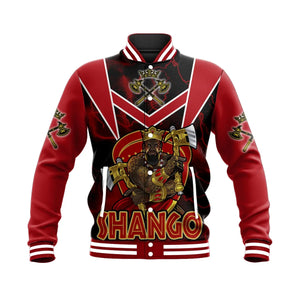 Thuder Orisha Shango Baseball Jacket | Africazone.store