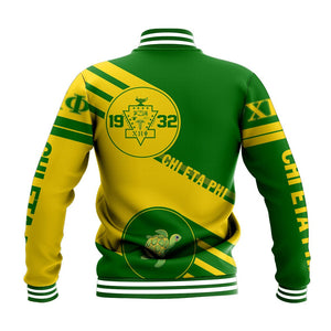 Chi Eta Phi Swift Balls Baseball Jacket
