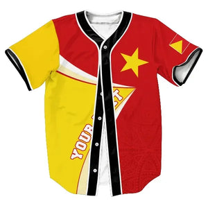 Personalized Tigray Flag Strong Tattoo Africa Baseball Jersey
