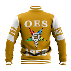 MCM Order of the Eastern Star Yellow Baseball Jacket