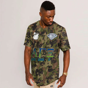 Alpha Gamma Xi Camo Baseball Jerseys | Africazone.store