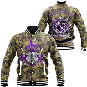 Kappa Lambda Chi Camo Baseball Jackets | Africazone.store