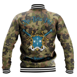 Mu Beta Phi Camo Baseball Jackets | Africazone.store