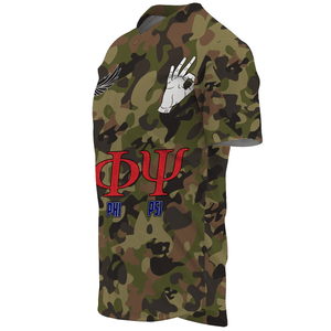 Sigma Phi Psi Camo Baseball Jerseys | Africazone.store