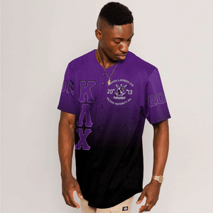 Kappa Lambda Chi Gradient Baseball Jerseys | Africazone.store