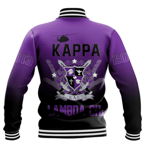 Kappa Lambda Chi Gradient Baseball Jackets | Africazone.store