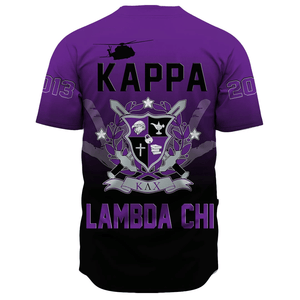 Kappa Lambda Chi Gradient Baseball Jerseys | Africazone.store