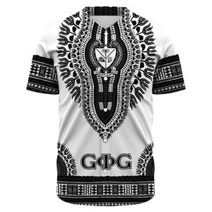 Groove Phi Groove Dashiki (White) Baseball Jerseys | Africazone.store