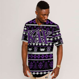 Kappa Lambda Chi Letter Christmas Baseball Jerseys | Africazone.store