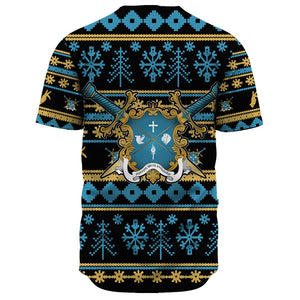 Mu Beta Phi Letter Christmas Baseball Jerseys | Africazone.store
