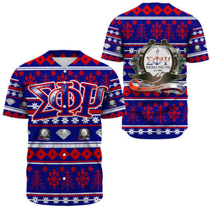 Sigma Phi Psi Letter Christmas Baseball Jerseys | Africazone.store