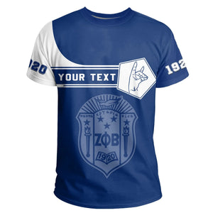 Personalised Zeta Phi Beta T-shirt Simple Style | Africa Zone