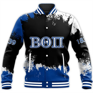 Beta Theta Pi Face Style Baseball Jacket | Africa Zone.com