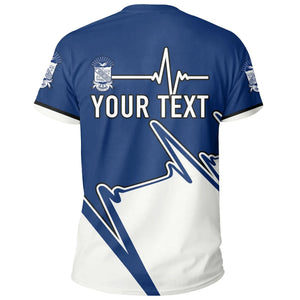 Personalised Heartbeat Phi Beta Sigma T-shirt | Gettee