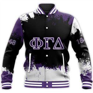 Phi Gamma Delta Face Style Baseball Jacket | Africa Zone.com