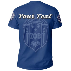 Personalised Zeta Phi Beta T-shirt | Gettee