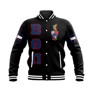 Beta Theta Pi Letters Baseball Jacket | Getteestore.com