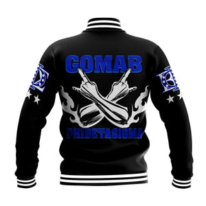 Phi Beta Sigma Letters Baseball Jacket | Getteestore