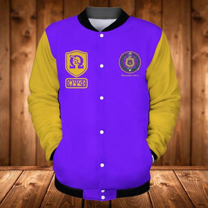 Omega Fraternity Founded 1911 Baseball Jacket