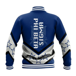 Stars Phi Beta Sigma Baseball Jacket