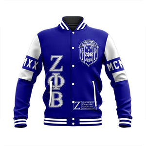 MCM Zeta Phi Beta Baseball Jacket | Africazone.store