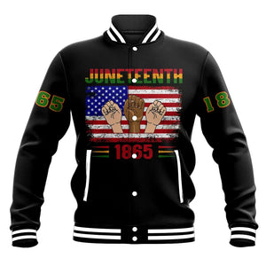Juneteenth Day Flag Baseball Jacket