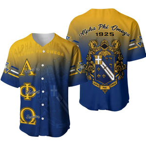 Alpha Phi Omega - Motto APO Baseball Jersey