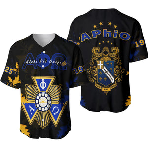 Alpha Phi Omega mix Oakleaf - APhiO Baseball Jersey