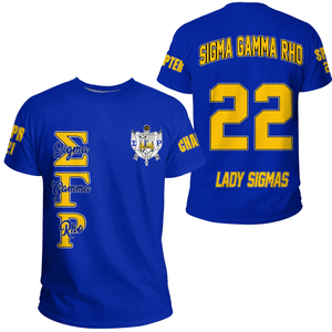 Sigma Gamma Rho (Blue) T-shirt | Africazone.store