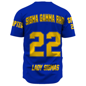 Sigma Gamma Rho (Blue) Baseball Jerseys | Africazone.store