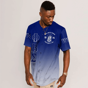 Phi Beta Sigma Gradient Baseball Jerseys | Africazone.store