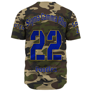 Sigma Gamma Rho Camouflage Baseball Jerseys | Getteestore.com