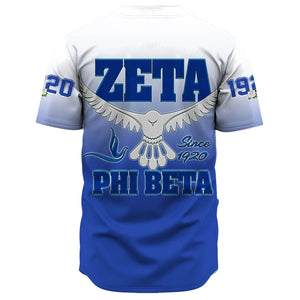 Zeta Phi Beta Gradient Baseball Jerseys | Africazone.store
