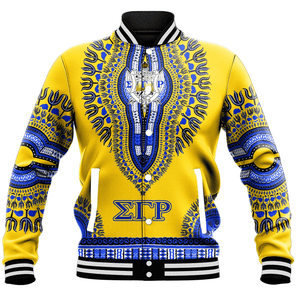 Sigma Gamma Rho Dashiki Baseball Jackets | Getteestore.com
