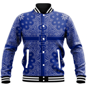 Phi Beta Sigma Paisley Style Baseball Jackets | Getteestore.com