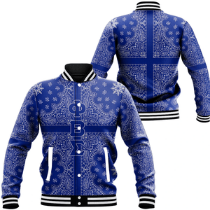 Phi Beta Sigma Paisley Style Baseball Jackets | Getteestore.com