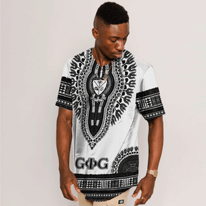 Groove Phi Groove Dashiki (White) Baseball Jerseys | Getteestore.com
