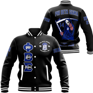 Phi Beta Sigma Bleed Blue Baseball Jackets | Getteestore.com