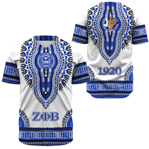 Zeta Phi Beta Dashiki Baseball Jerseys | Getteestore.com