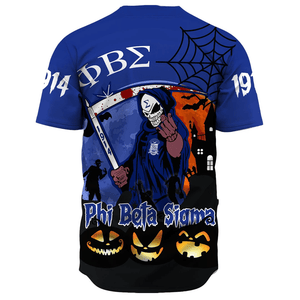 Phi Beta Sigma Halloween Baseball Jerseys | Getteestore.com