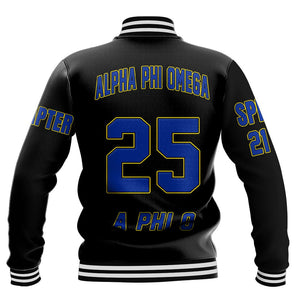 Alpha Phi Omega Baseball Jackets | Getteestore.com