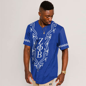 Zeta Phi Beta Hye Won Hye Dashiki Baseball Jerseys | Africazone.store