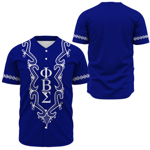 Phi Beta Sigma Hye Won Hye Dashiki Baseball Jerseys | Africazone.store