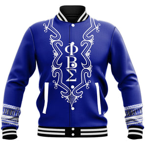 Phi Beta Sigma Hye Won Hye Dashiki Baseball Jackets | Africazone.store