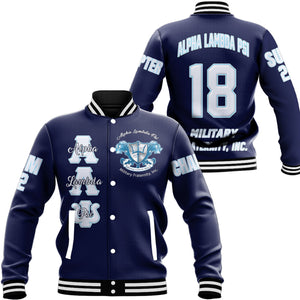 Alpha Lambda Psi (Blue) Baseball Jackets A31 | Africazone.store