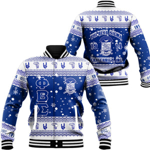 Phi Beta Sigma Christmas Baseball Jackets A31 | Africa Zone