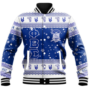 Phi Beta Sigma Christmas Baseball Jackets A31 | Africa Zone