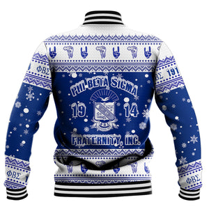 Phi Beta Sigma Christmas Baseball Jackets A31 | Africa Zone