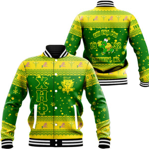Chi Eta Phi Christmas Baseball Jackets A31 | Africa Zone